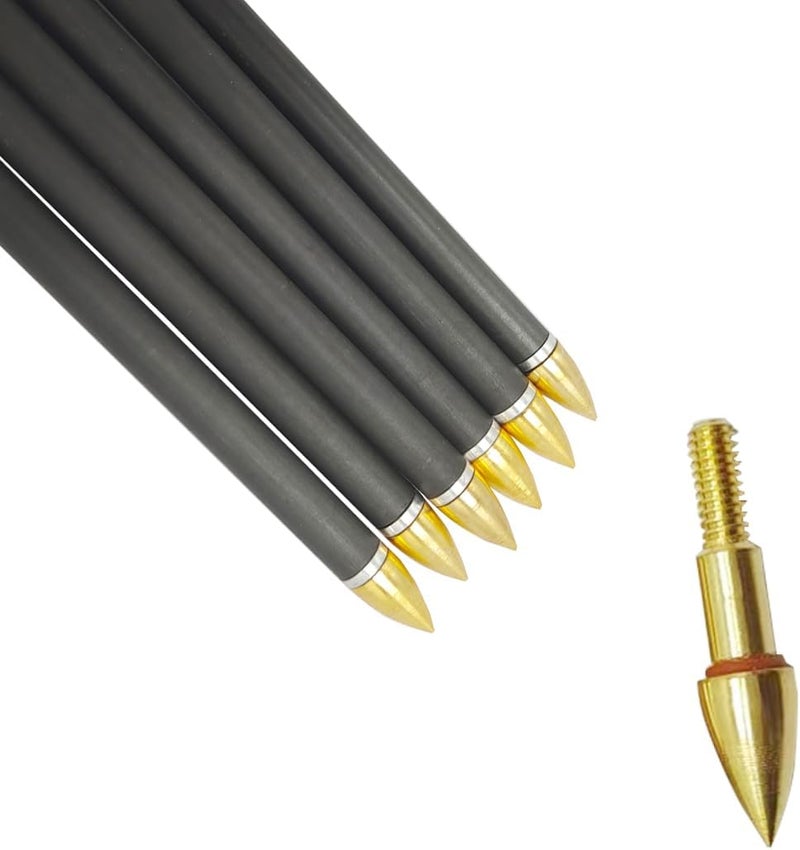 Linkboy Archery 12PCS Arrow Points Tips 75 90 100 125 150 200 250 300 350 Grain Broadheads Arrow Head Insert Hunting Archery Accessories Bows - Image 3